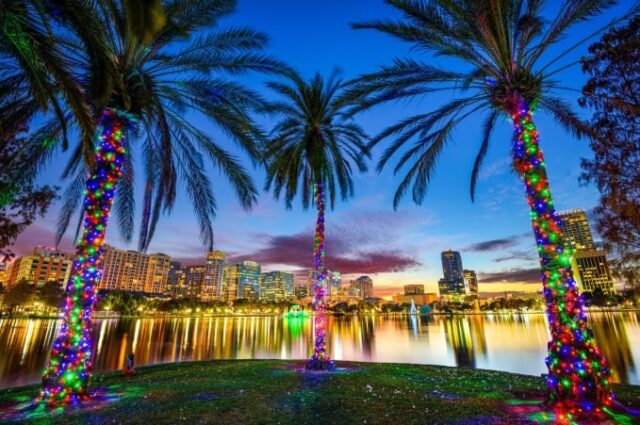 Aerial view of Orlando theme parks – Non-stop cheap flights from London to Orlando for £270 roundtrip
